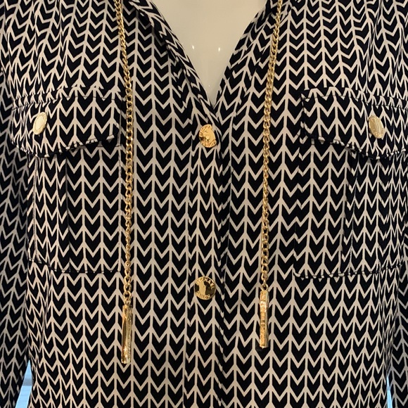 Michael Kors, herringbone, print dress size medium - Picture 6 of 13